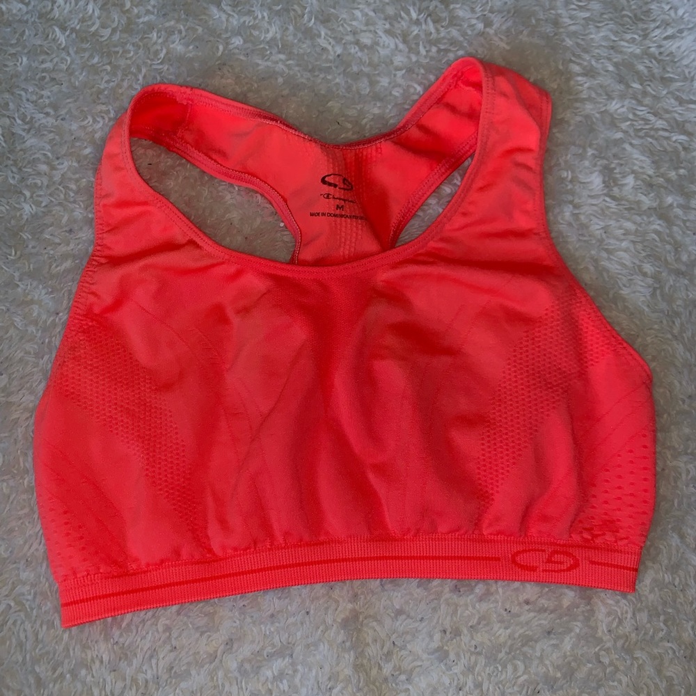 Orange Sports Bra